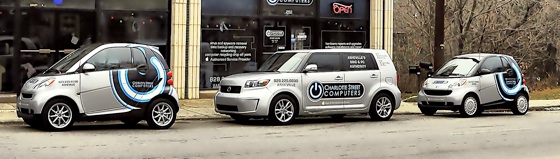 Need On-Site repairs, installations or training with Charlotte Street Computers fleet. 
